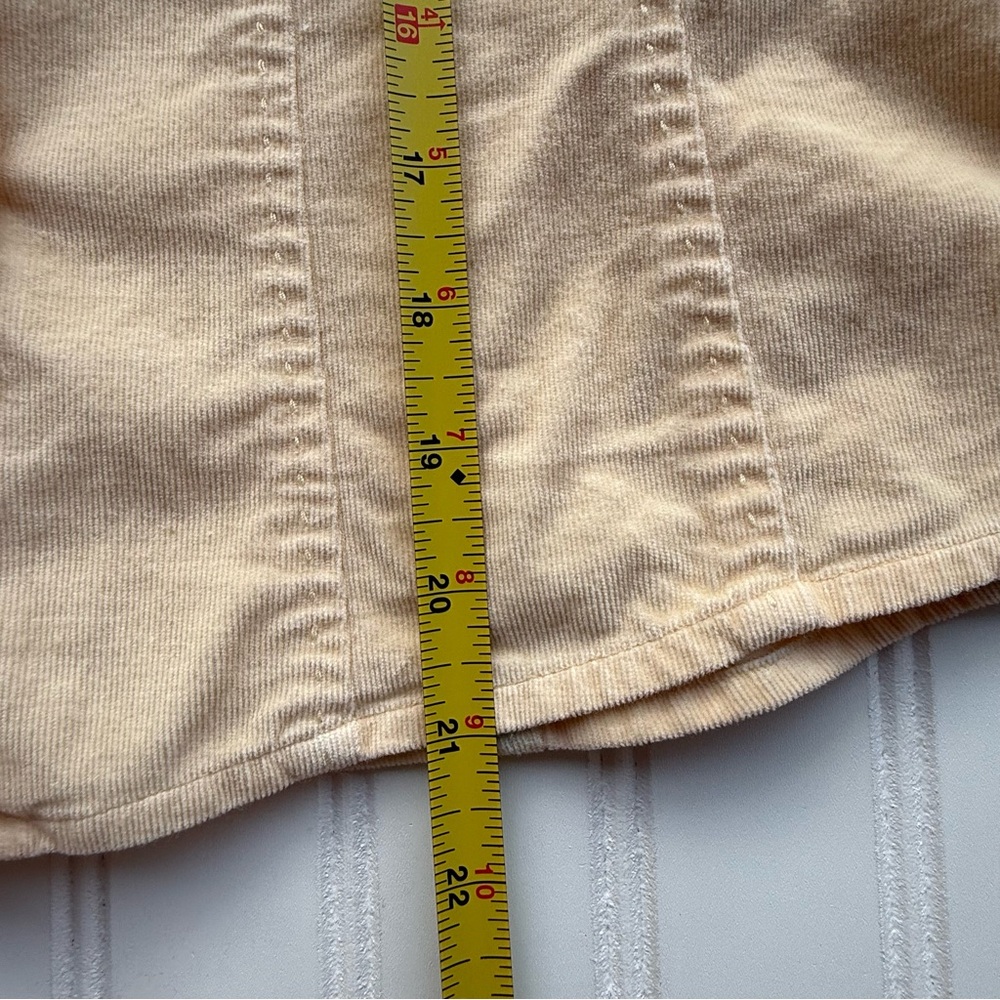 Talbots Cream Stretch Shirt - Picture 4 of 5